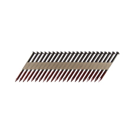 B&C Eagle Common Nail, 2-1/2 in L, 33D, Steel, Bright Finish, 2000 PK 212X162/33